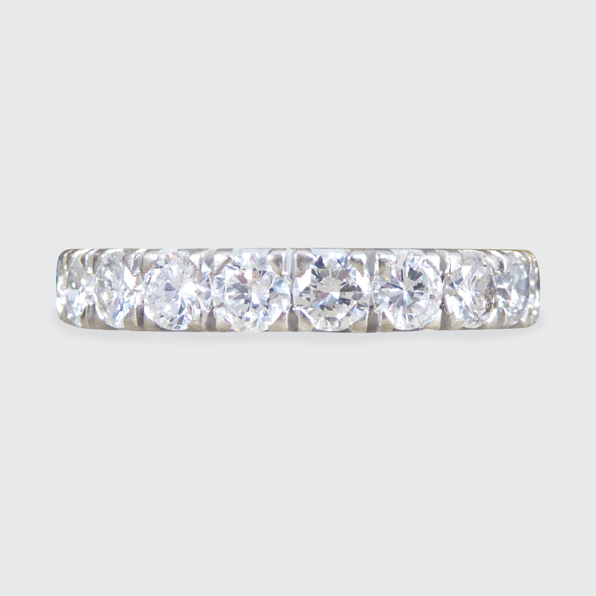 Vintage 2.31ct Diamond Full Eternity Ring in Platinum - Wharfedale Antiques