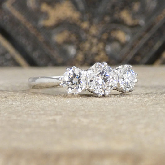 Diamond ring with a textured background