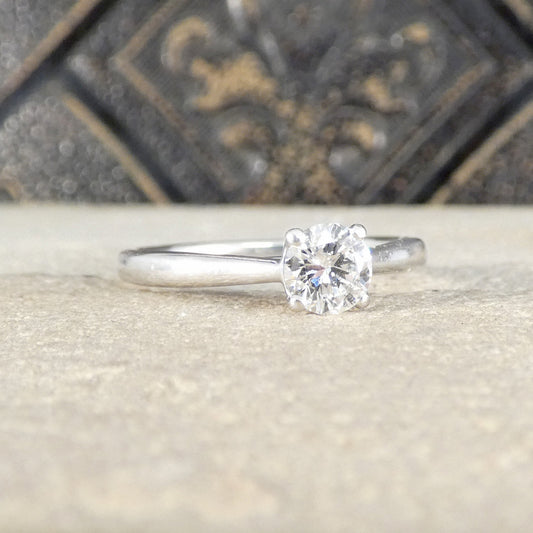 Classic Diamond solitaire ring.