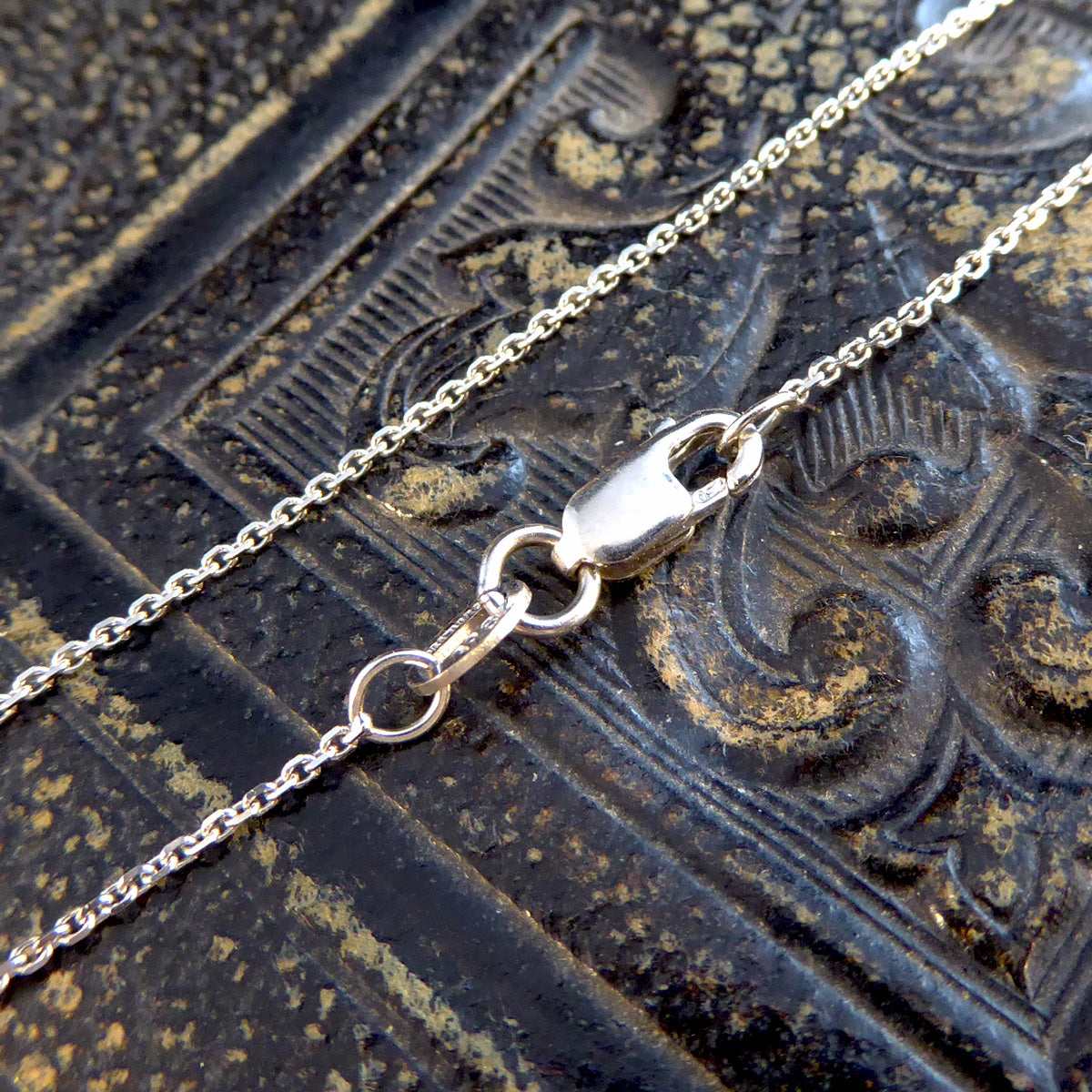 0.50ct Diamond Solitaire Pendant Necklace in 18ct White Gold - Wharfedale Antiques