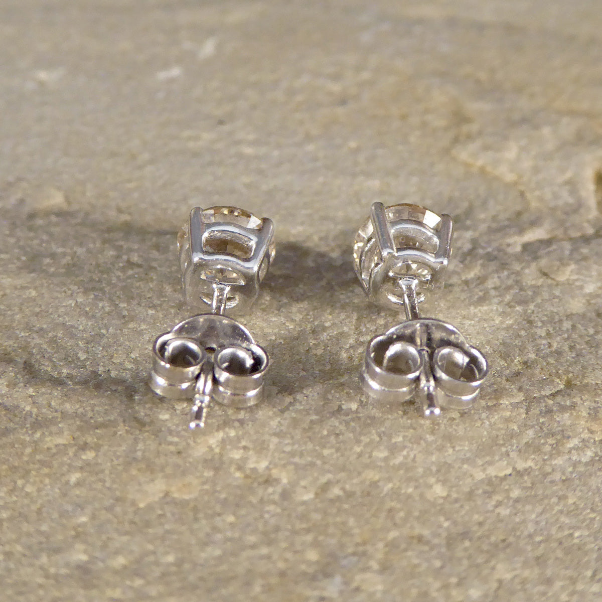 1.67ct Diamond Stud Earrings in 18ct White Gold