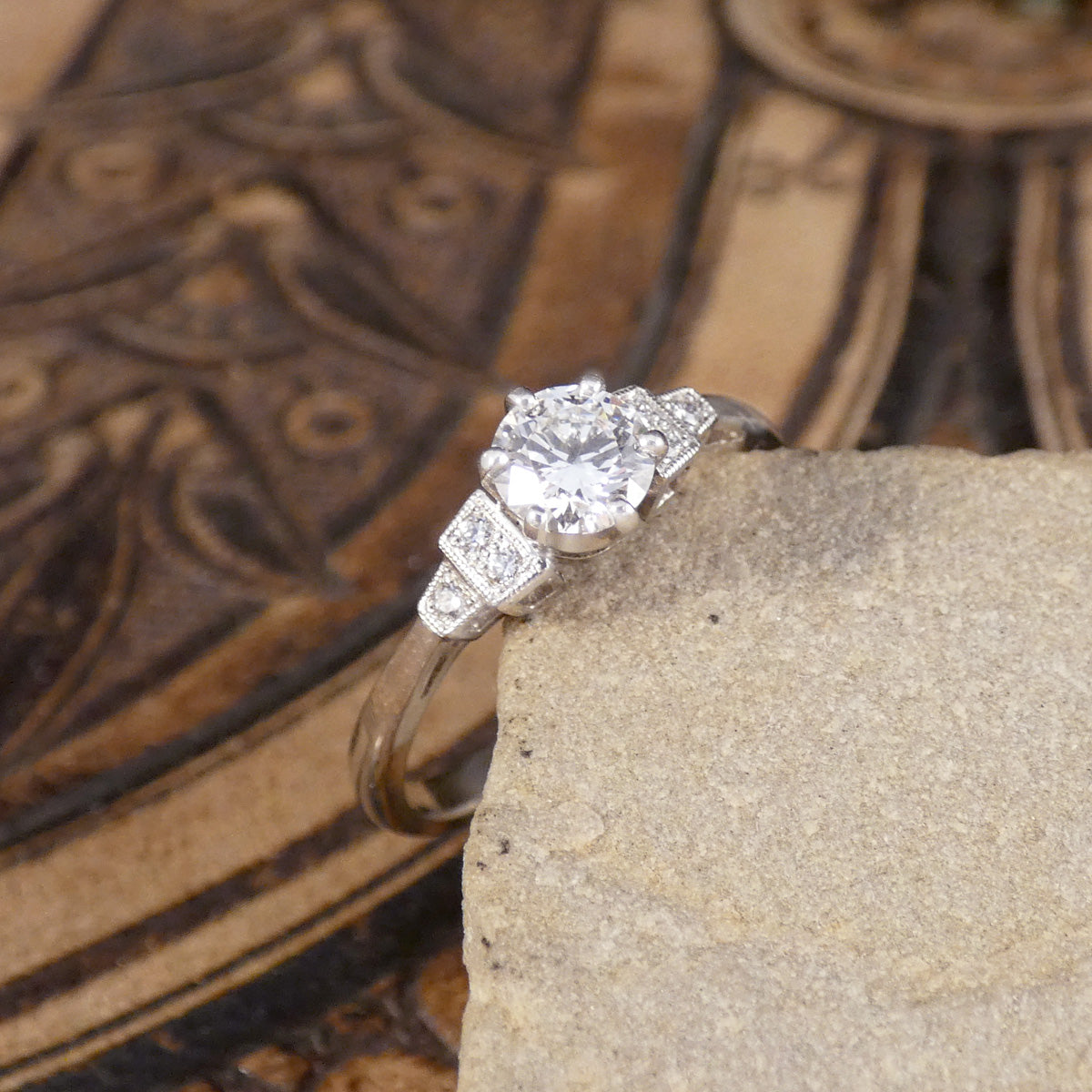 A classic and timeless engagement ring choice.