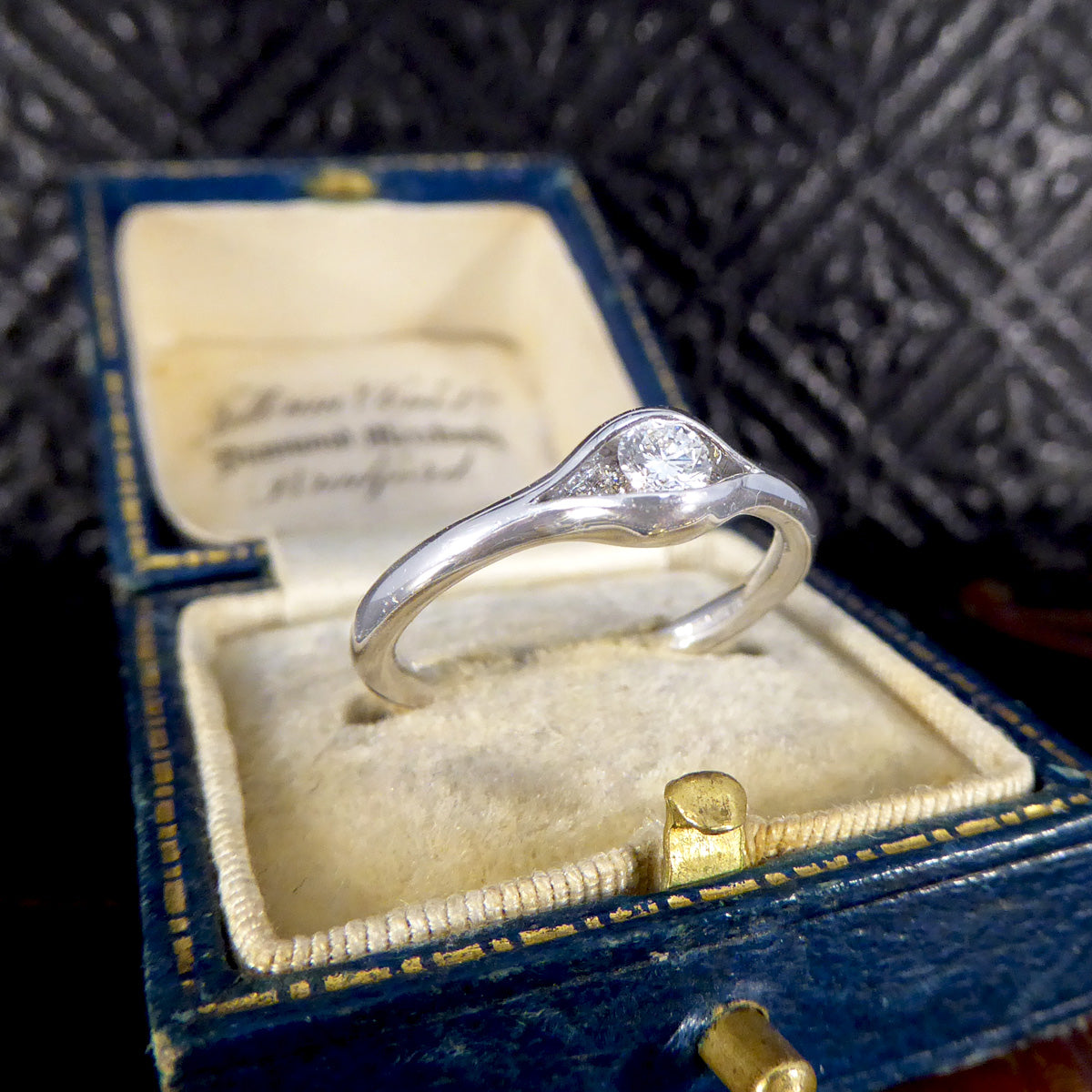 Andrew Geoghegan Alluring Reveal Diamond Ring in 18ct White Gold - Wharfedale Antiques