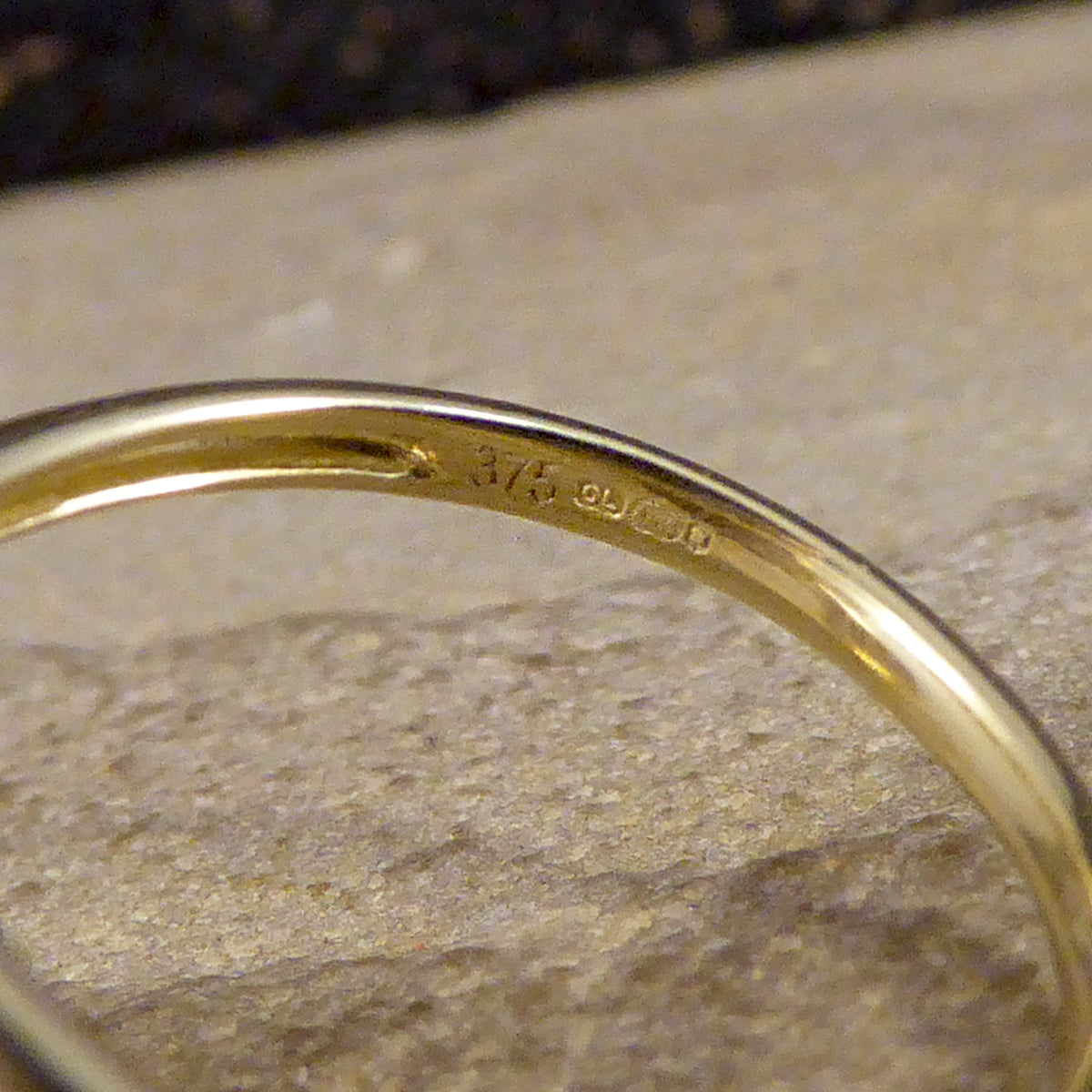 Contemporary New Diamond set Eyed Snake Ring in 9ct Yellow Gold - Wharfedale Antiques