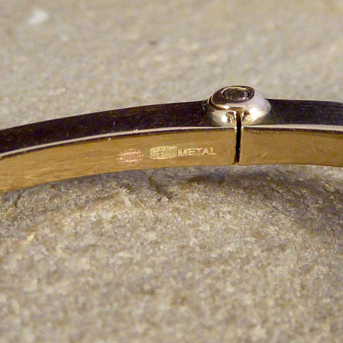 Late Victorian Opal and Diamond Cluster Bangle in 14ct Yellow Gold and Silver