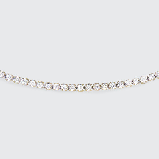 Classic and Fine 1.00ct Diamond Tennis Bracelet in White Gold - Wharfedale Antiques