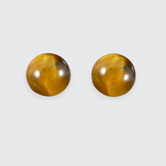 Tigers Eye stud earrings