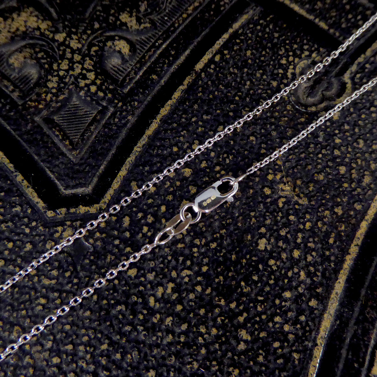 Majestic Trillion Cut Green Amethyst and Diamond Halo Pendant Necklace in White Gold - Wharfedale Antiques