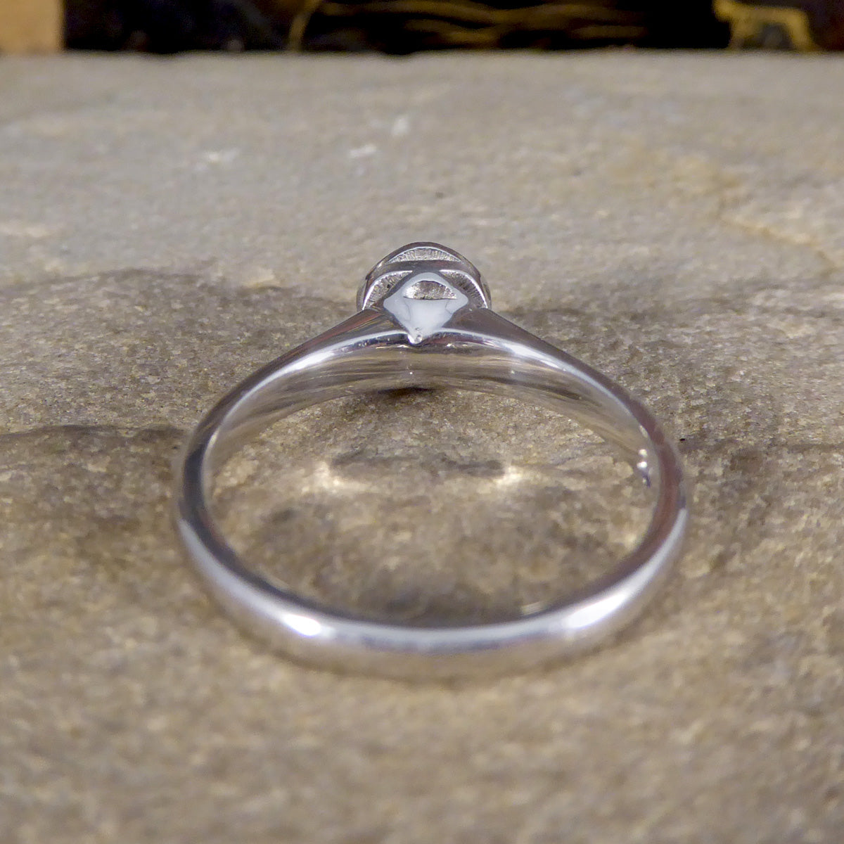 Andrew Geoghegan G/VS Diamond Solitaire Ring in 18ct White Gold - Wharfedale Antiques