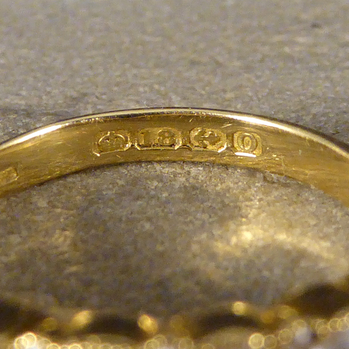 Antique Pearl Five Stone Ring in 18ct Yellow Gold C1913 - Wharfedale Antiques