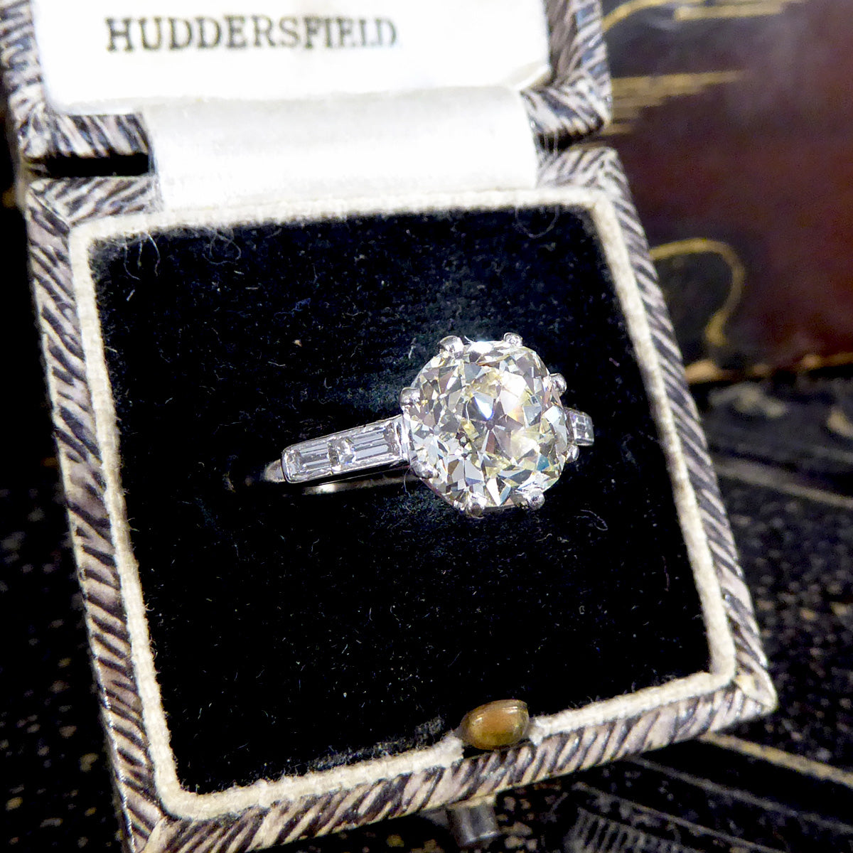 Victorian Old Mine Cut Diamond Ring - Charles Schwartz & Son